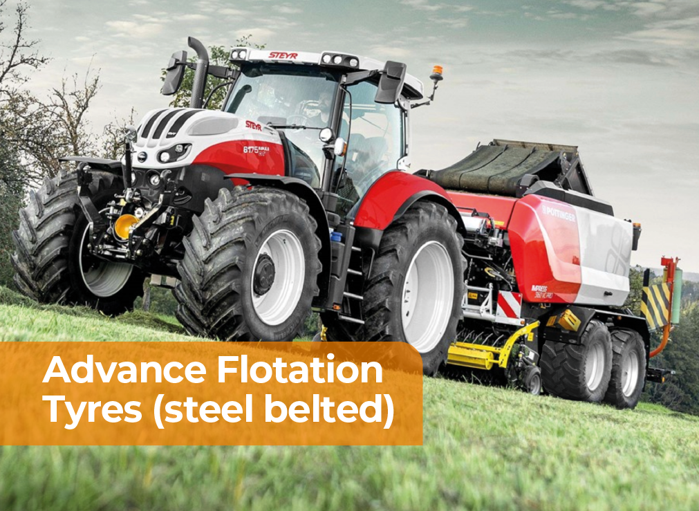 Radial Flotation Tyres for Agricultural Machinery