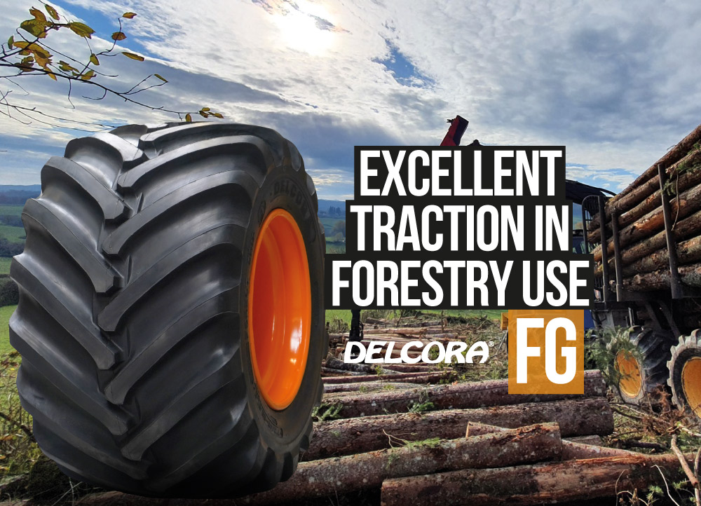 Excellent Traction in Forestry Use